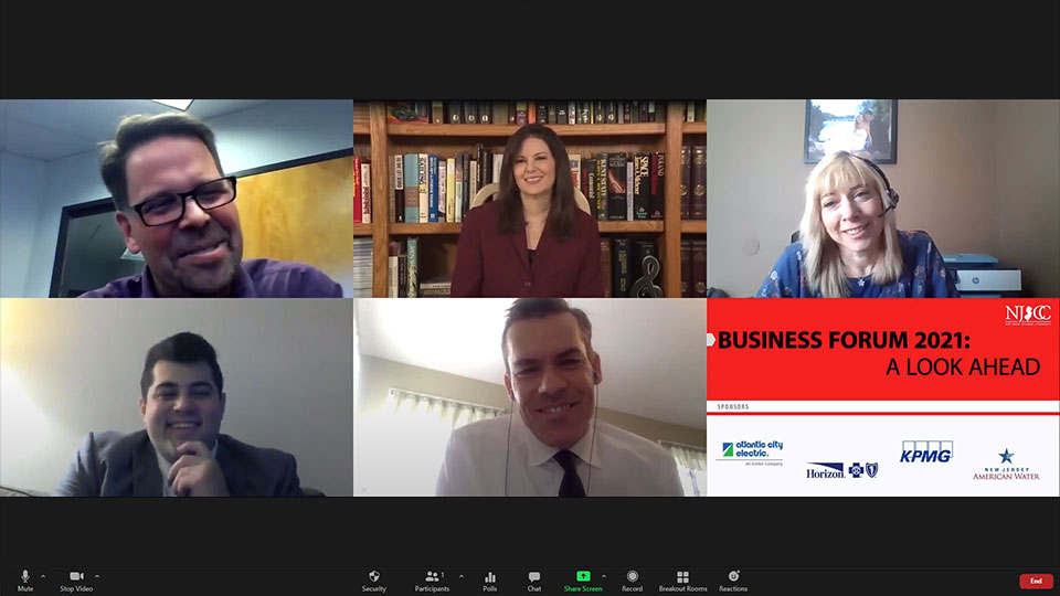 Business Roundtable 2021: A Look Ahead - screenshot from virtual event