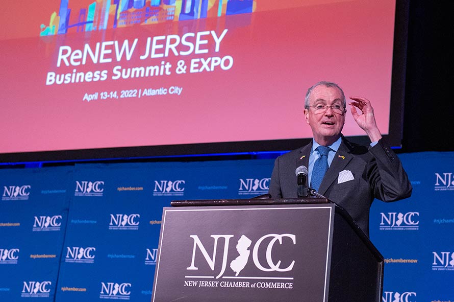 Gov. Murphy at the 2022 NJ Chamber ReNew Jersey Business Summit